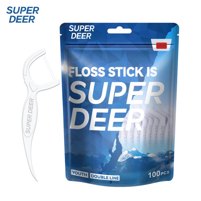 ⁦النسخة الدولية SUPER DEER إصدار الشباب خط مزدوج 100 قطعة حقيبة شريط عظم عمودي⁩ - الصورة ⁦2⁩