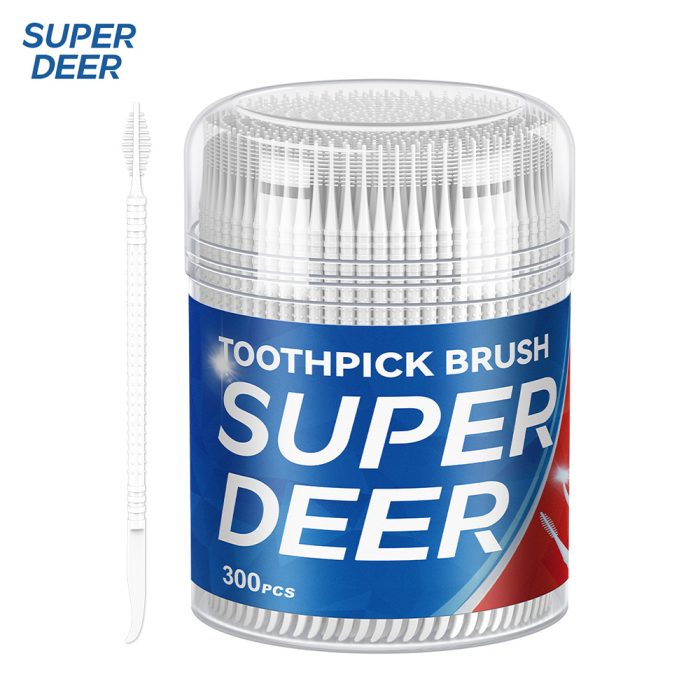 ⁦النسخة الدولية من فرشاة الأسنان SUPER DEER 300 قطعة في عبوة برميلية⁩ - الصورة ⁦2⁩