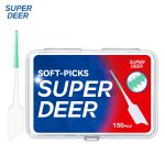 ⁦SUPER DEER فرشاة أسنان سيليكونية دولية 150 قطعة⁩ - الصورة ⁦2⁩