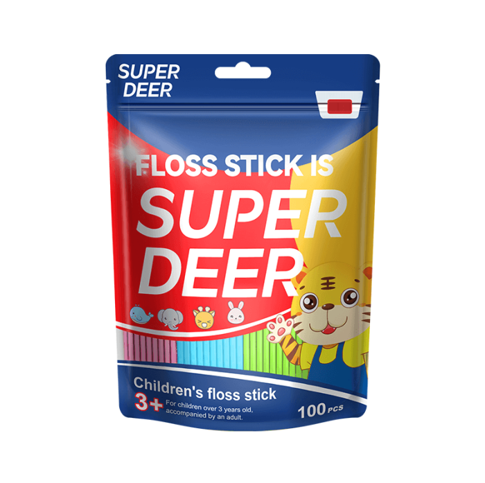 ⁦الطبعة الدولية SUPER DEER حديقة الحيوانات للأطفال 4 ألوان 100 قطعة حقيبة بسحاب عمودي⁩ - الصورة ⁦1⁩