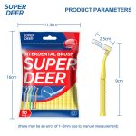⁦النسخة الدولية من فرشاة الأسنان SUPER DEER L-type 0.7mm⁩ - الصورة ⁦6⁩