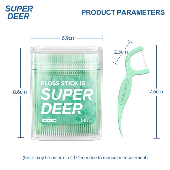 ⁦النسخة الدولية من SUPER DEER، طراز الشباب، خط مزدوج منعش، عبوة 50 قطعة⁩ - الصورة ⁦6⁩