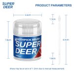 ⁦النسخة الدولية من فرشاة الأسنان SUPER DEER 300 قطعة في عبوة برميلية⁩ - الصورة ⁦6⁩
