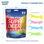 ⁦الطبعة الدولية SUPER DEER حديقة الحيوانات للأطفال 4 ألوان 100 قطعة حقيبة بسحاب عمودي⁩ - الصورة ⁦6⁩