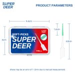 ⁦SUPER DEER فرشاة أسنان سيليكونية دولية 150 قطعة⁩ - الصورة ⁦6⁩